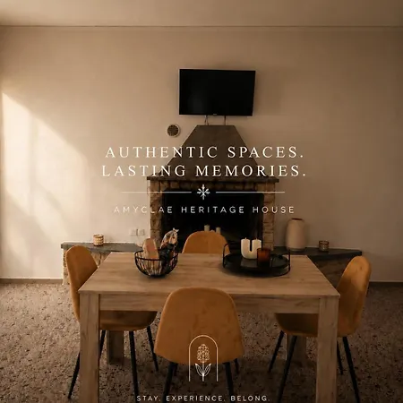 Amyclae Heritage House-traditional Stone With Modern Comforts Сasa de vacaciones Esparta